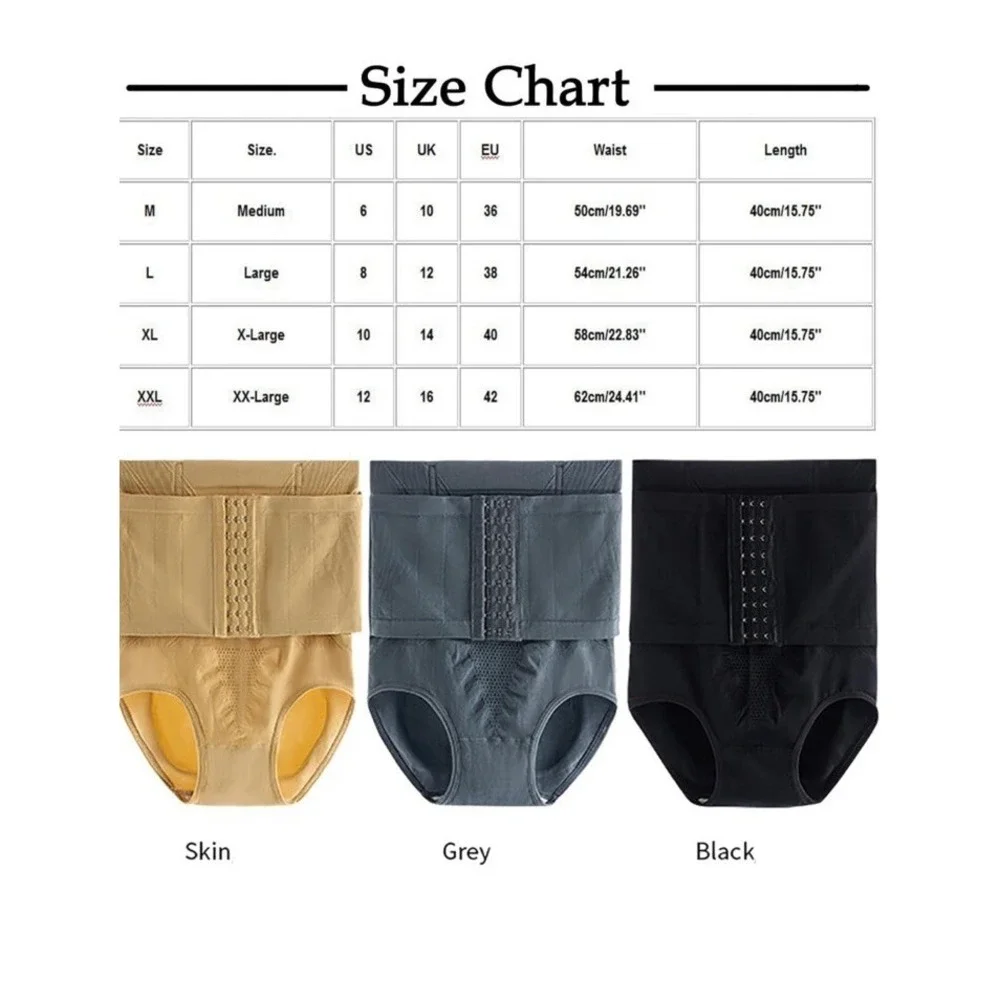 Shapewear Bodysuit High Waisted‎ Belly Tightening Shortss Breasted Shaping Sz XL